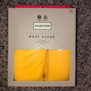 Yellow Hunter Boot socks